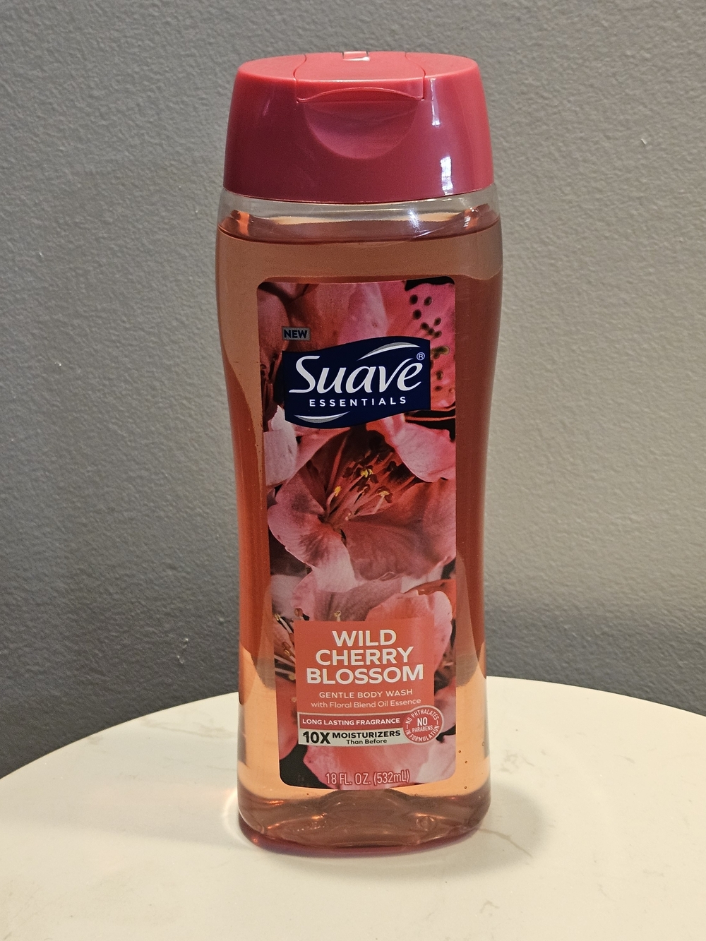 Suave Essentials Wild Cherry Blossom Gentle Body Wash